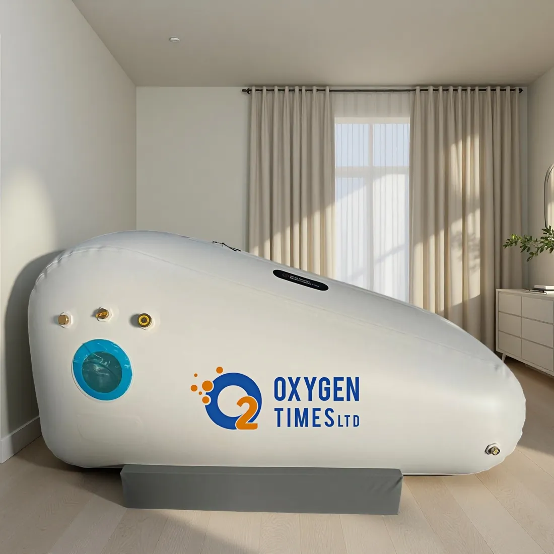 OTS15 Spacious Sitting Chamber — Oxygen Times HBOT chamber